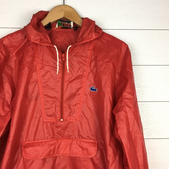 Lacoste Other - Vintage Lacoste Red Windbreaker Pullover